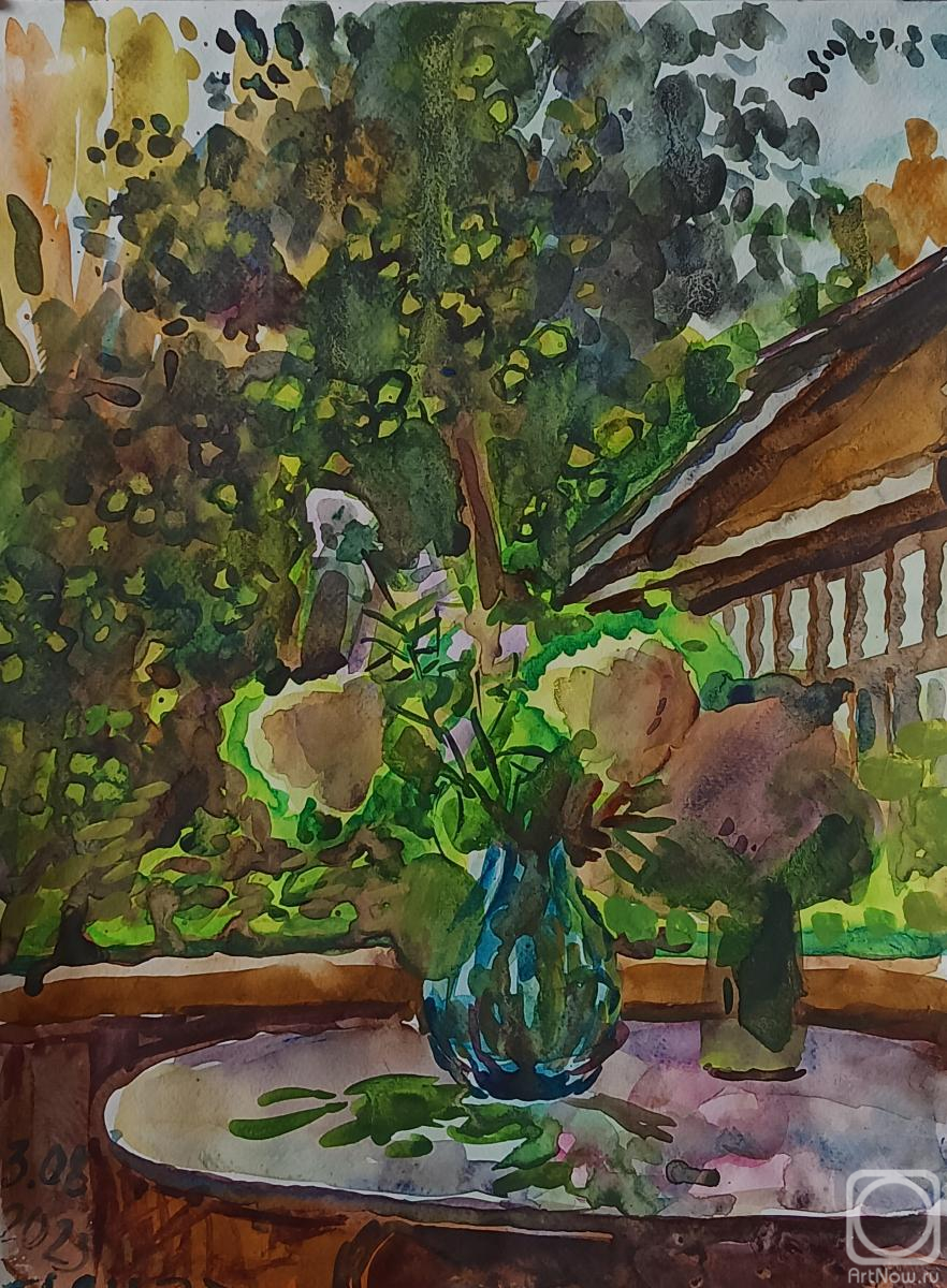 Dobrovolskaya Gayane. Bouquet of hydrangeas at the cottage in Tarusa