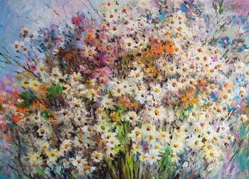   (Field Bouquet Of Daisies).  