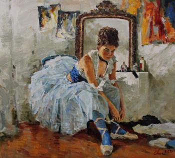 Painting Before the concert. Malykh Evgeny
