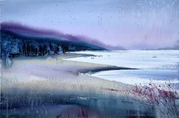 Purple bay (Purple Landscape). Gorbacheva Evgeniya