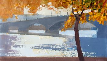 Autumn over the bridge. Tokarev Evgeniy