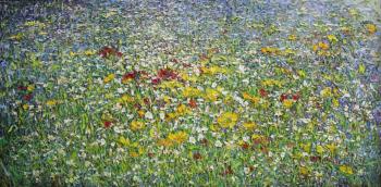 Spring came! (Painting Field With Daisies). Grebenyuk Yury