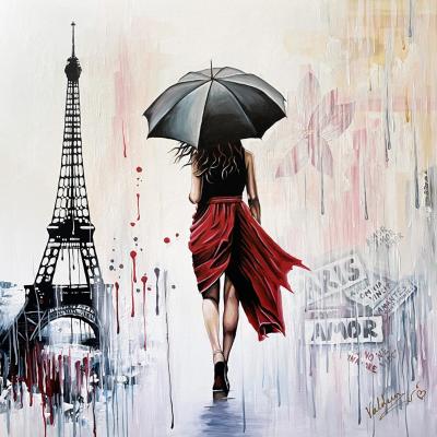 Lady with umbrella. Valdem Rayan