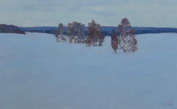 In winter fields. Panov Igor