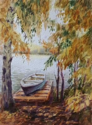 Quiet Marina (Landscape With Golden Autumn). Holodova Liliya