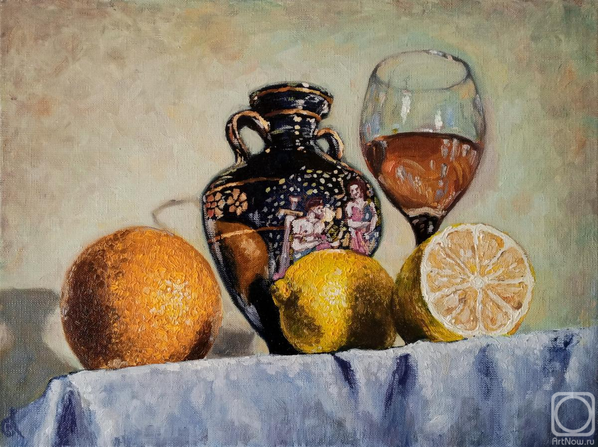 Mishkeev Sergey. Stilllife with citrus fruits