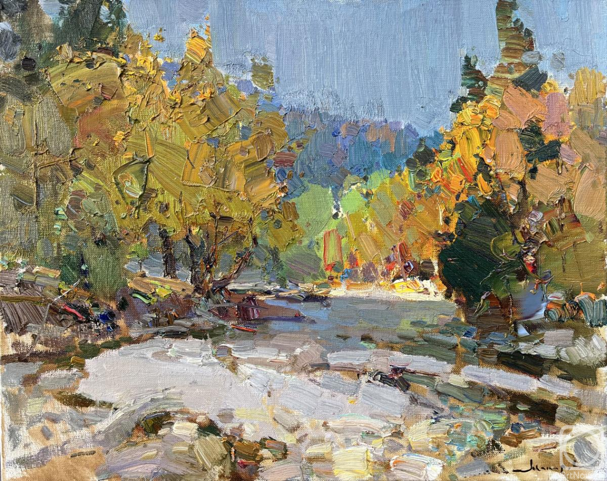 Makarov Vitaly. Autumn river banks