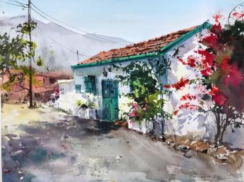 English village Cyprus #10 (Cityscapes Of St). Gorbacheva Evgeniya