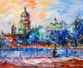 Walking around St. Petersburg. View of St. Isaac's Cathedral. Rodries Jose