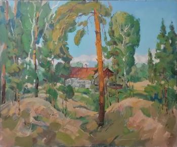 Landscape with a house. Arepyev Vladimir
