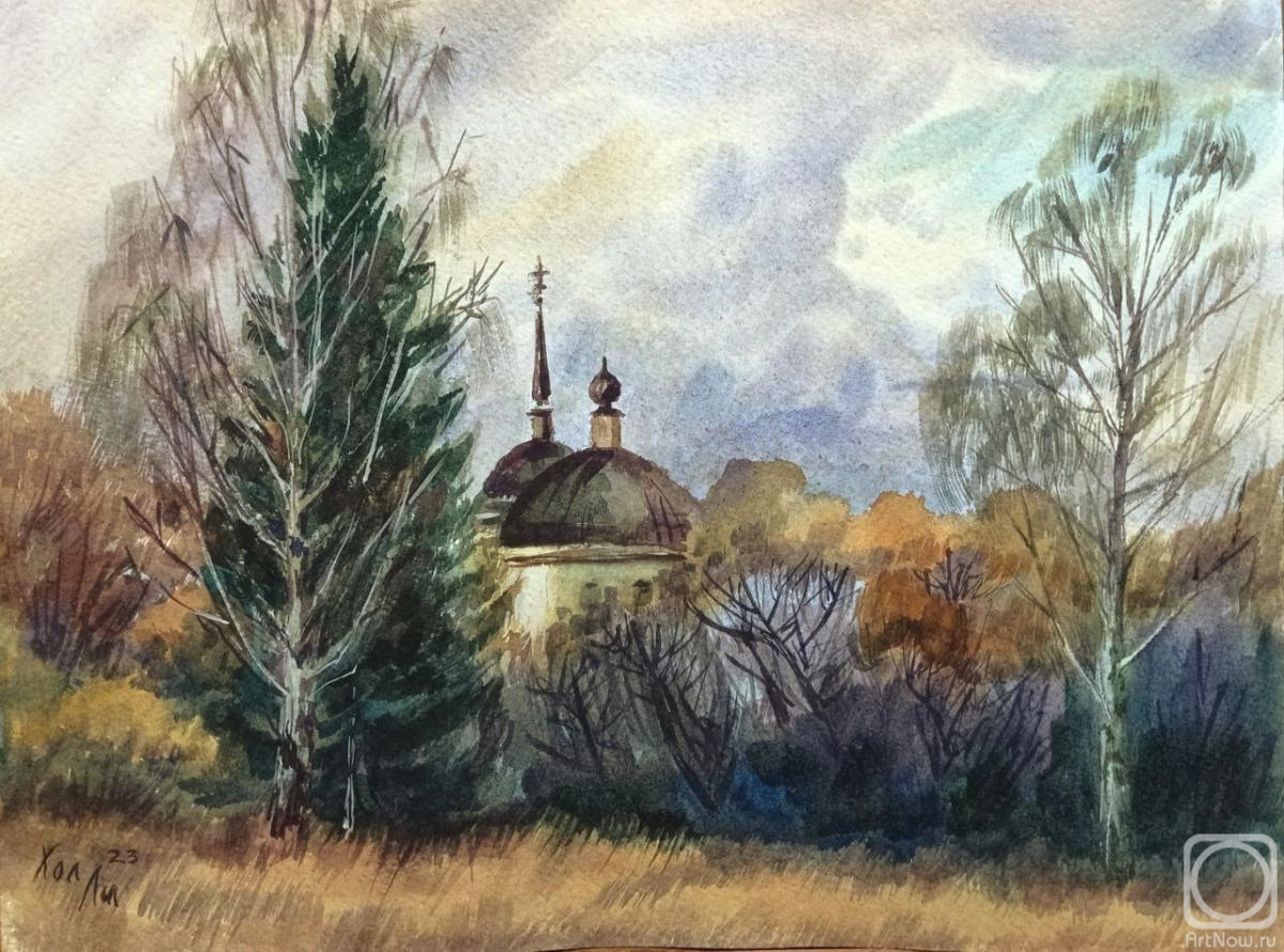 Holodova Liliya. The old church in Shitkovichi