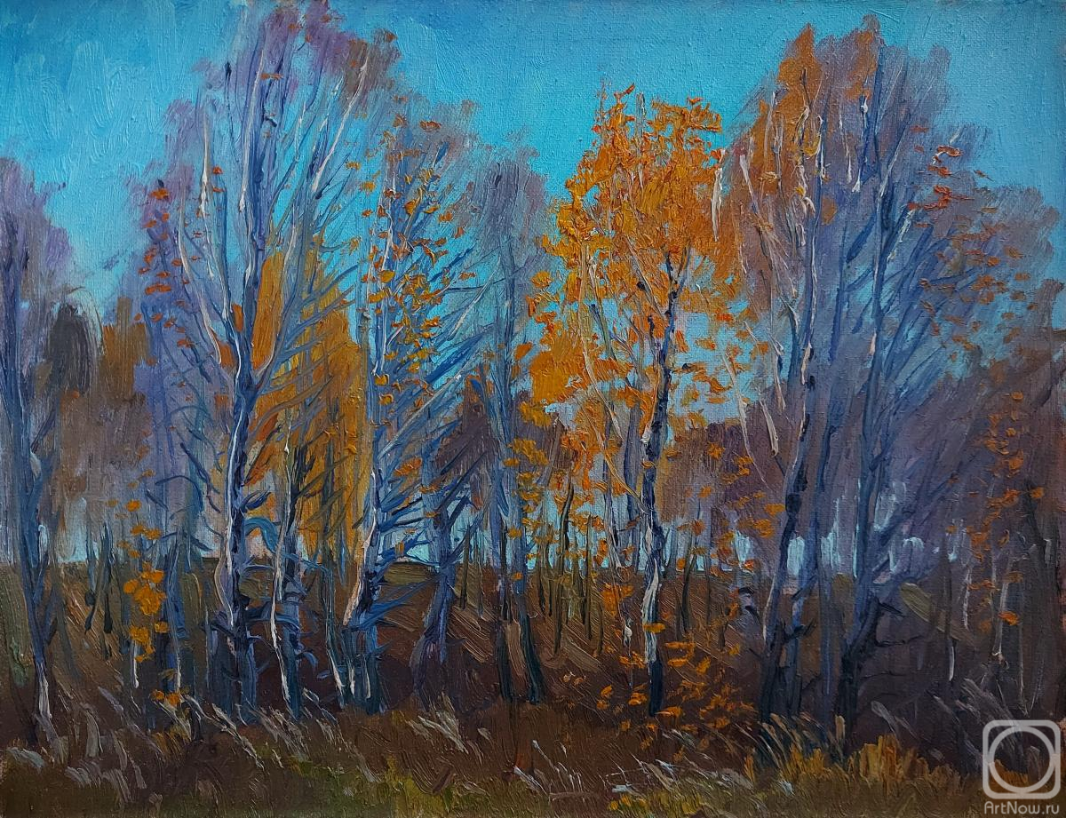 Melnikov Aleksandr. Autumn day. Birches