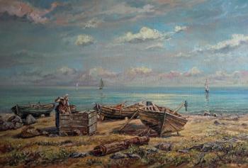 By The Sea (Morning Fishing). Lazarev Dmitry