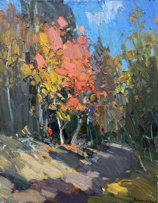 In the autumn forest. Makarov Vitaly