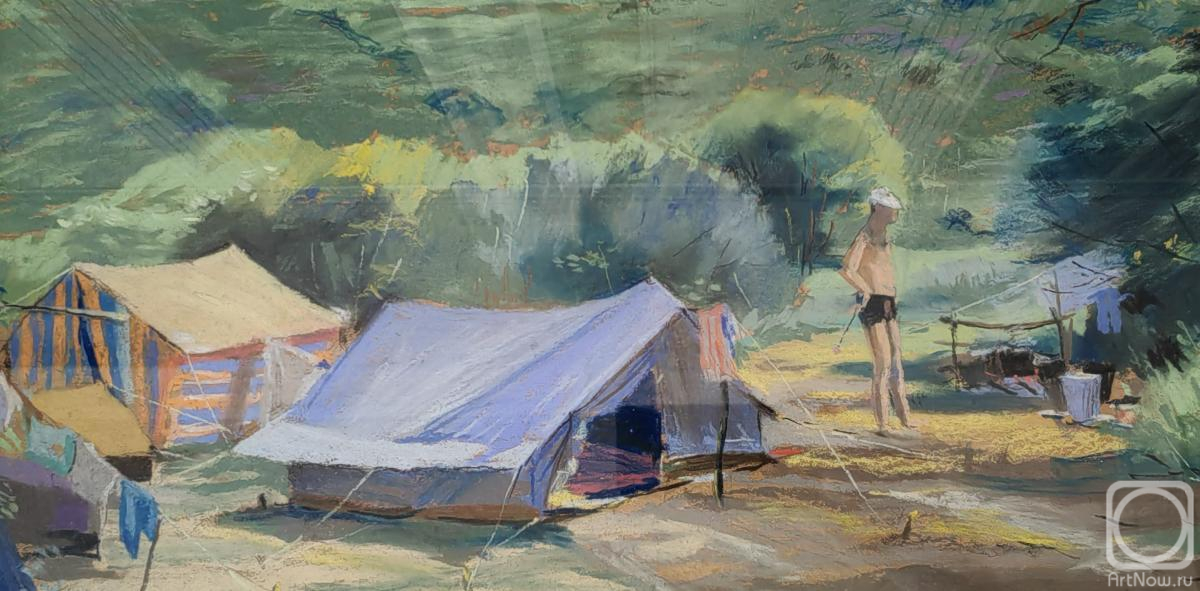 Sytin Albert. Camp on the Ashe River