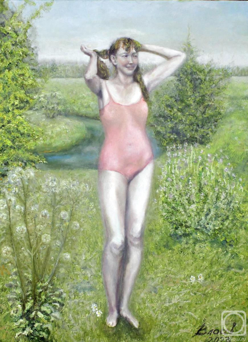 Vlasov Vyacheslav. A girl in a swimsuit