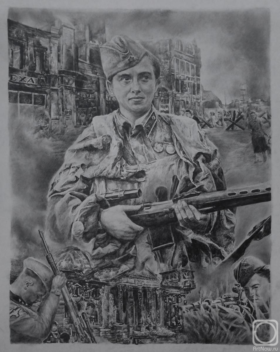 Selivanov Dmitriy. Sniper Lyudmila Pavlichenko