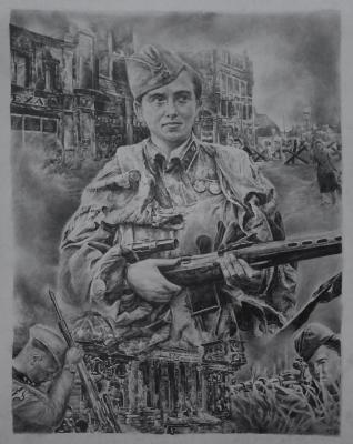 Sniper Lyudmila Pavlichenko. Selivanov Dmitriy