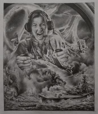 Kamikaze, heavenly warriors (Airplanes). Selivanov Dmitriy