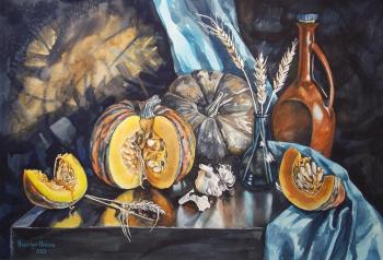 Still-life with pumpkin. Kabylina Darya