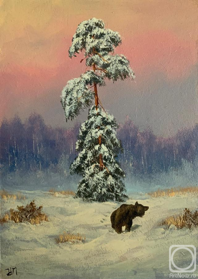 Lyamin Nikolay. One Bear, the Beginning of Winter