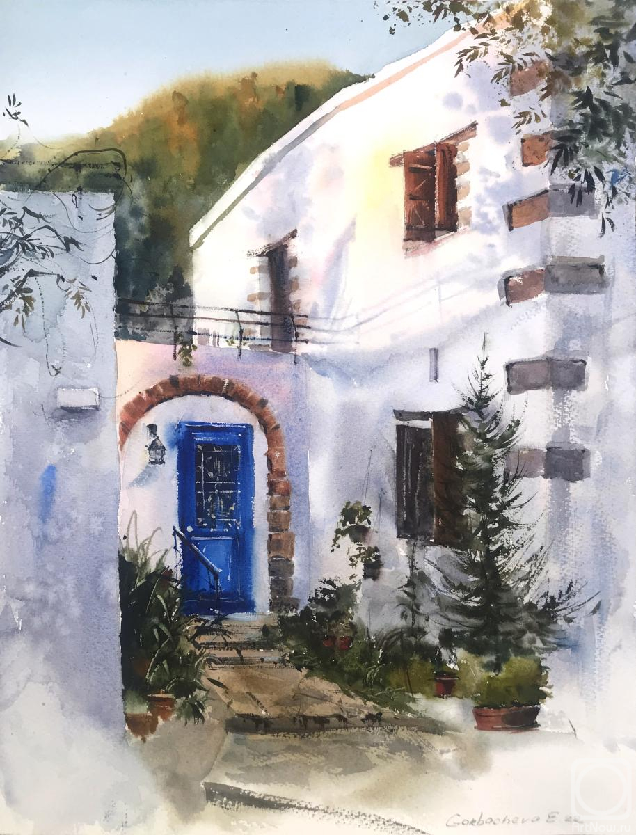 Gorbacheva Evgeniya. Greek village Sunrise #3