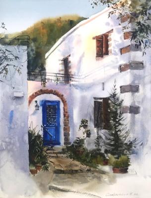 Greek village Sunrise #3 ( ). Gorbacheva Evgeniya