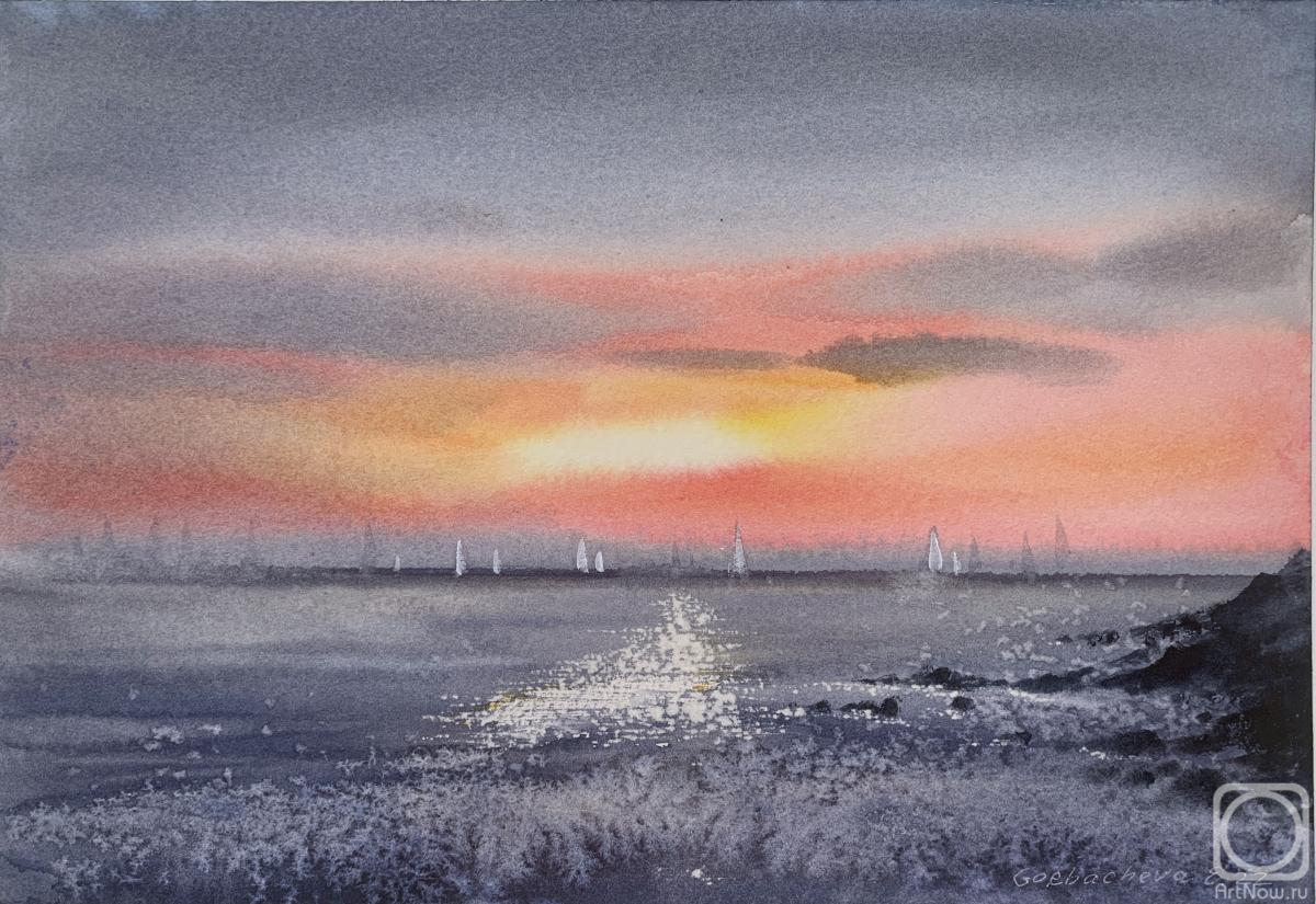 Gorbacheva Evgeniya. Orange sunset #6