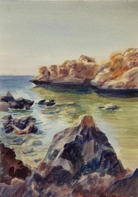 Crimean rocks (etude 2) ( ). Holodova Liliya