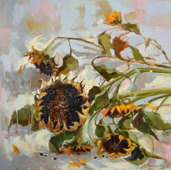 Sunflowers (Still Life Of Sunflowers). Matveeva Evgeniya