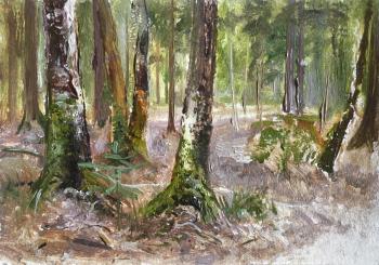 Spring in the thicket. Mashin Igor