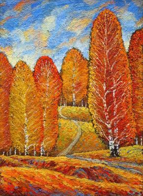 Autumn birches. Fedchenko Vladimir