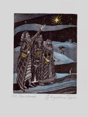 Christmas (Printed Graphics). Kryukova Tatyana