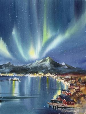 Northern lights. Norway. Gorbacheva Evgeniya