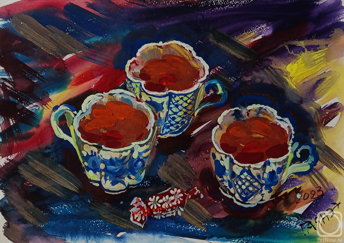 Dobrovolskaya Gayane. Three cups of tea and candy