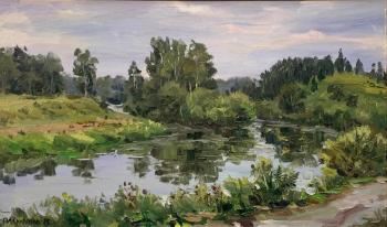 Trees near the water (Evening Conditions). Krivenko Peter