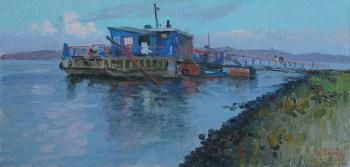 At the old landing stage (On Stage). Panov Igor