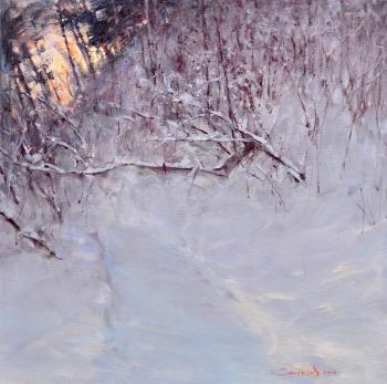Korotkov Valentin Stepanovich. Winter evening