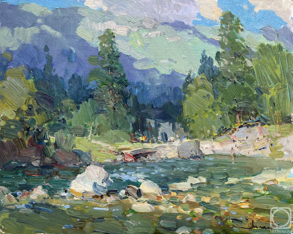 Makarov Vitaly. Summer sketch in the mountains