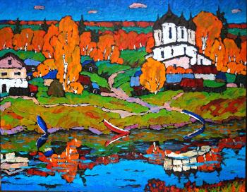 Rus' is golden (etude) (Autumn Paintings). Veselovsky Valery