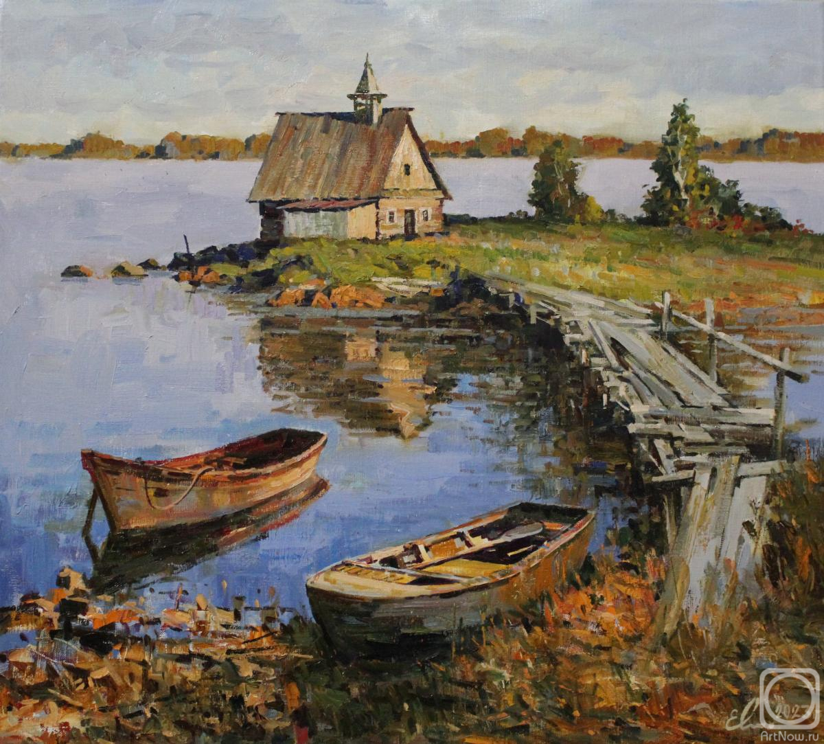 Malykh Evgeny. Autumn. On the lake