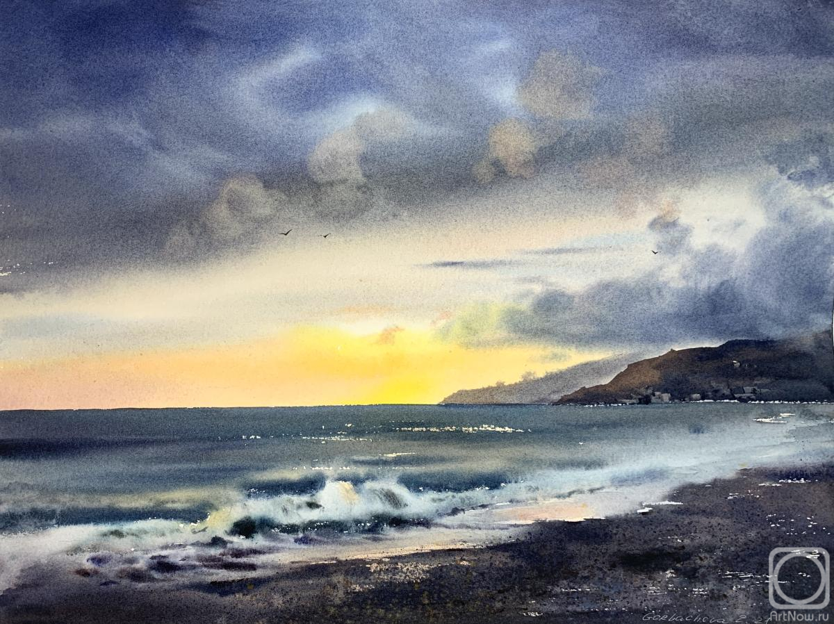 Gorbacheva Evgeniya. Sunset in Gelendzhik #3