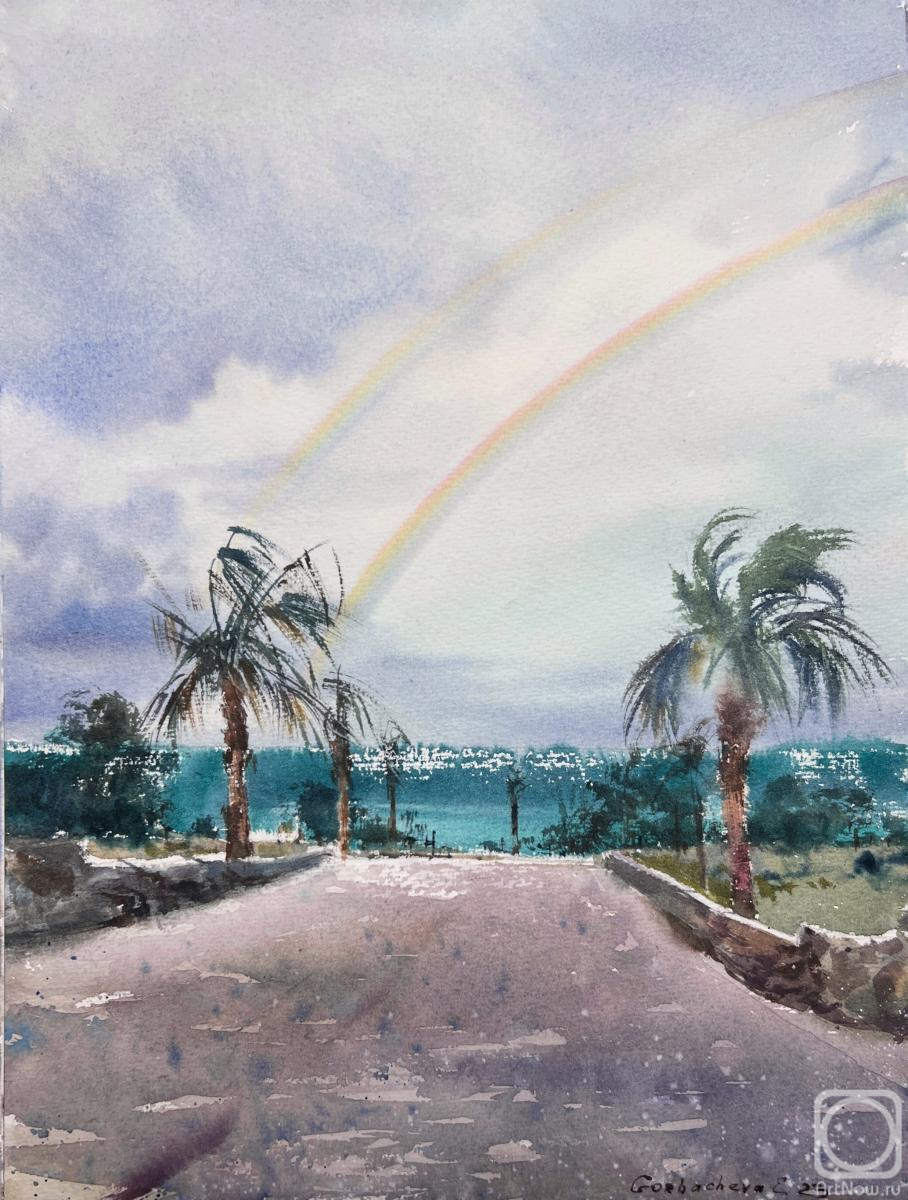 Gorbacheva Evgeniya. Rainbow over the sea #2