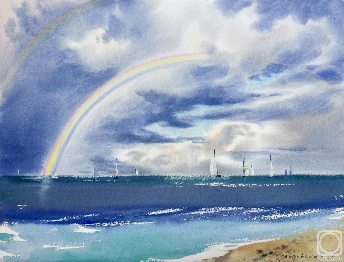 Gorbacheva Evgeniya. Rainbow over the sea Regatta