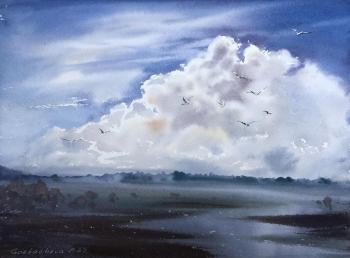 Cloud over the river (The Cloud). Gorbacheva Evgeniya
