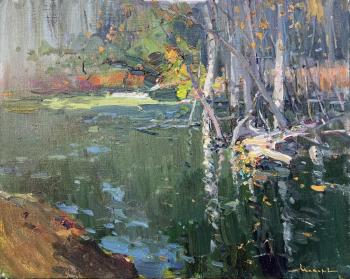 Autumn water (Leaves On The Water). Makarov Vitaly