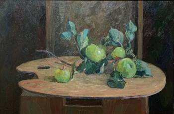 Apples on the palette