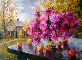 Autumn in the old garden (A Bouquet On The Table). Gerasimova Natalia