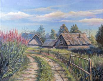 Abandoned houses in the village. Shatalov Andrey