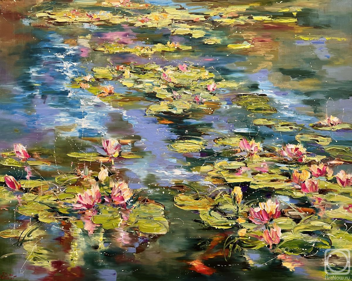 Malivani Diana. Blooming Water Lilies